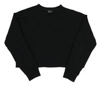 Čierna crop mikina New Look