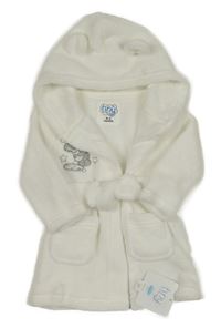 Nové - Biely plyšový župan s kapucí - Tiny Tatty Teddy