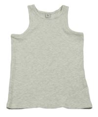 Svetlosivý rebrovaný top Tu