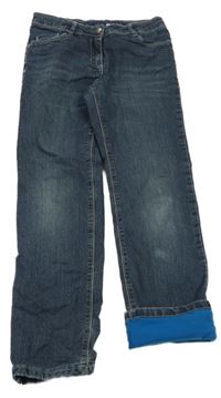 Tmavomodré zateplené rifle Pepperts