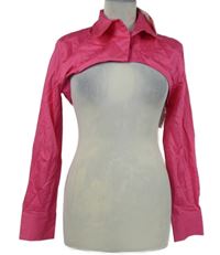 Dámská fuchsiová crop halenka Zara 