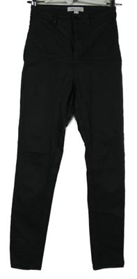 Dámske čierne koženkové nohavice Urban Bliss