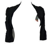 Nové - Dámské černé bolerko s řasenými rukávy E-vie 