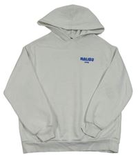 Biela mikina s nápisom a kapucňou New Look