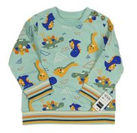Světlemodrá mikina s dinosaury Dunnes