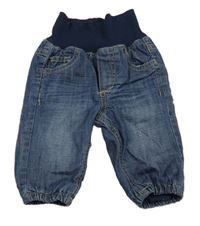 Tmavomodré podšité rifle H&M