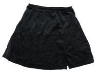 Čierna zamatová sukňa H&M