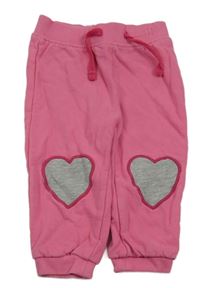 Růžové tepláky se srdíčky Liegelind