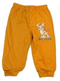 Oranžové tepláky s tigrom