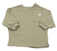 Béžová mikina s vreckom Next