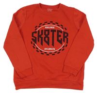 Červená mikina s nápisom Primark