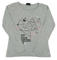 Sivé tričko so srdcem Page one young