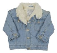 Světlemodrá riflová zateplená bunda Primark