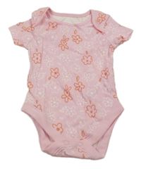 Svetloružové kvetované body George