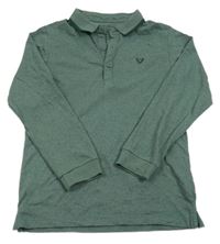 Khaki mikinotriko s límečkem Matalan 