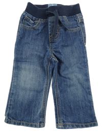 Modré rifle s úpletový pasom GAP