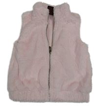 Svetloružová kožušinová podšitá vesta