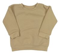 Béžová rebrovaná mikina Primark