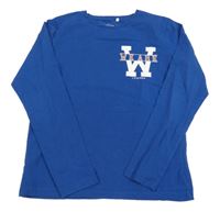 Modré tričko s nápisom Name it