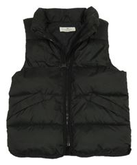 Černá šusťáková zateplená vesta H&M