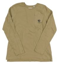 Piesková é tričko s vreckom s číslom C&A