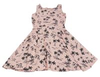 Svetloružové šaty s almami C&A