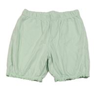 Zelenkavé bavlnené kraťasy Topomini