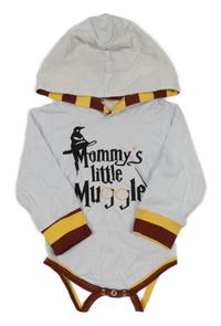 Bíléíbody s nápisom a kapucí - Harry Potter