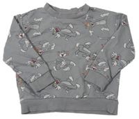 Šedá mikina - Tom a Jerry Sinsay