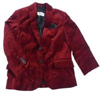 Červený manšestrový kabátek zn. H&M