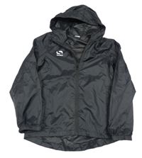 Čierna šušťáková vetrovka s kapucňou Sondico