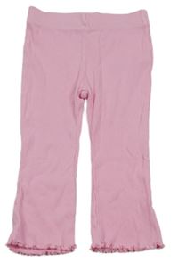 Světlerůžové žebrované tepláky So Cute