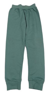 Zelené cuff tepláky Shein