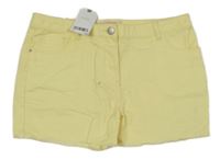 Nové - Vanilkové riflové kraťasy Next 