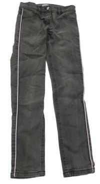 Sivé rifle s lila prúžkami Alive