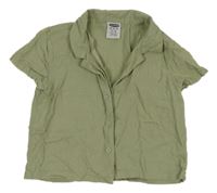 Olivová ľanová košeľa Lily & Dan