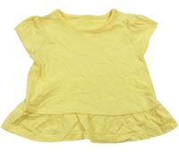 Žlté melírované tričko Tu