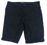 Černé skinny riflové kraťasy Denim Co.