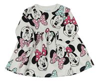 Bílé teplákové šaty s Minnie Disney