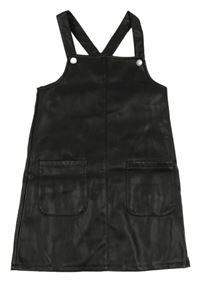 Čierne koženkové šaty PRIMARK