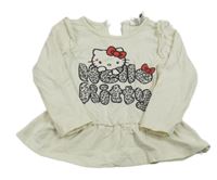 Smotanová šatová tunika s Kitty H&M