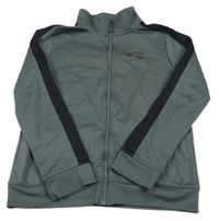 Tmavošedo-černá funkční sportovní mikina s logem UNDER ARMOUR