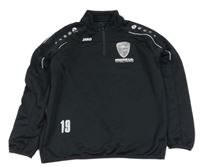 Černá sportovní mikina se znakem a číslem JAKO