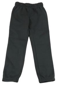 Tmavosivé teplákové tepláky little kids