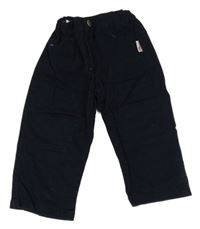 Tmavomodré rifľové nohavice