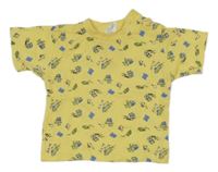 Žlté tričko s nákladními autami