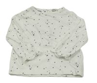 Biele tričko s hviezdičkami a volánikmi John Lewis