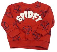 Červená mikina so Spidermanem Marvel