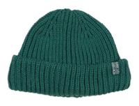 Zelená rebrovaná pletená čapica s nášivkou Primark