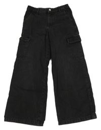 Černé široké cargo rifle LC Waikiki